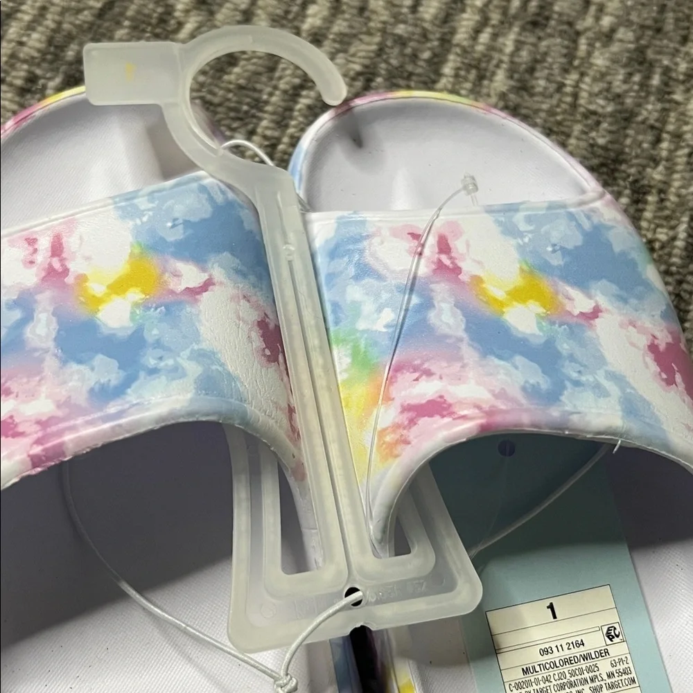 Cat & Jack Multicolor Kids Slippers Size 1